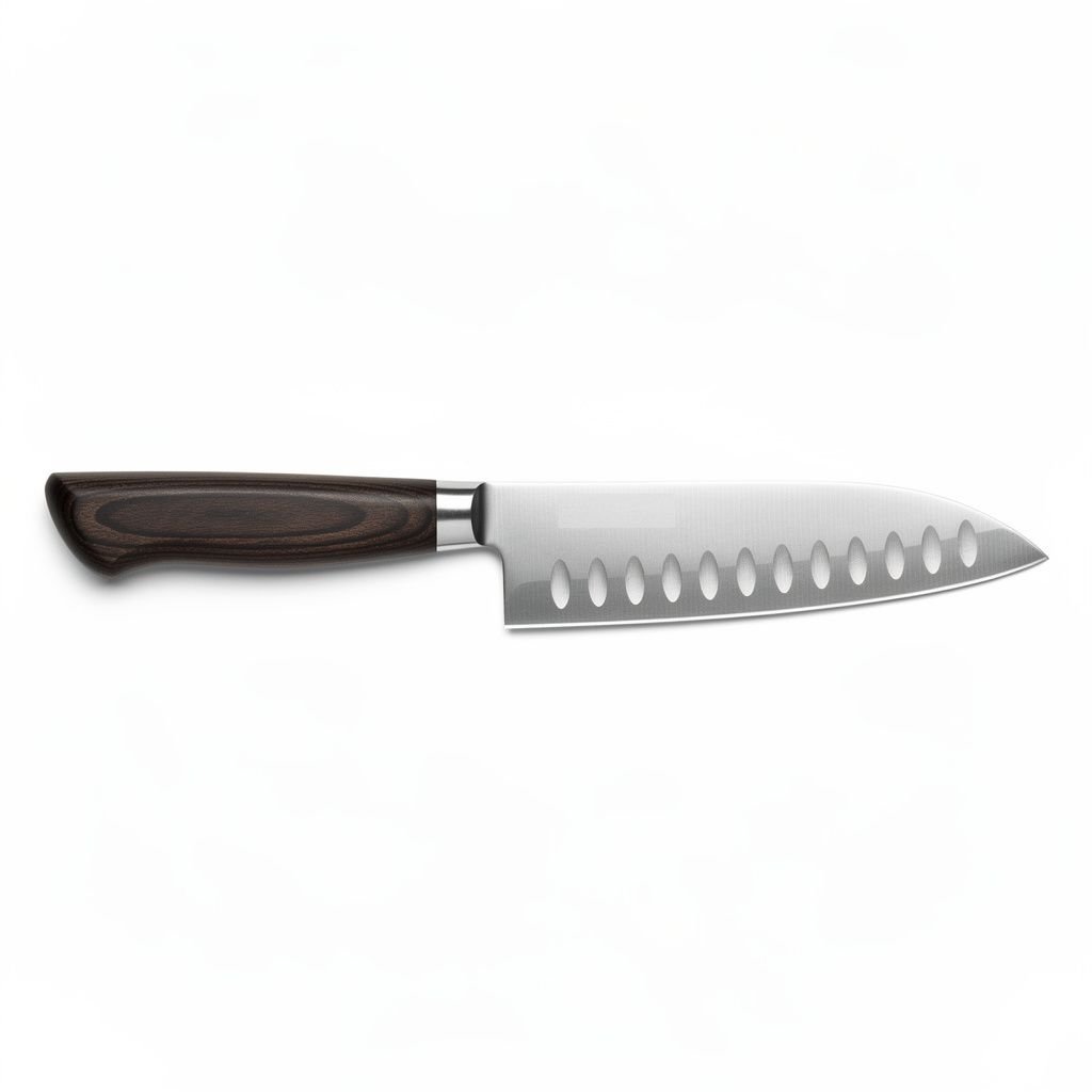 7-Inch Santoku Knife with Granton Edge