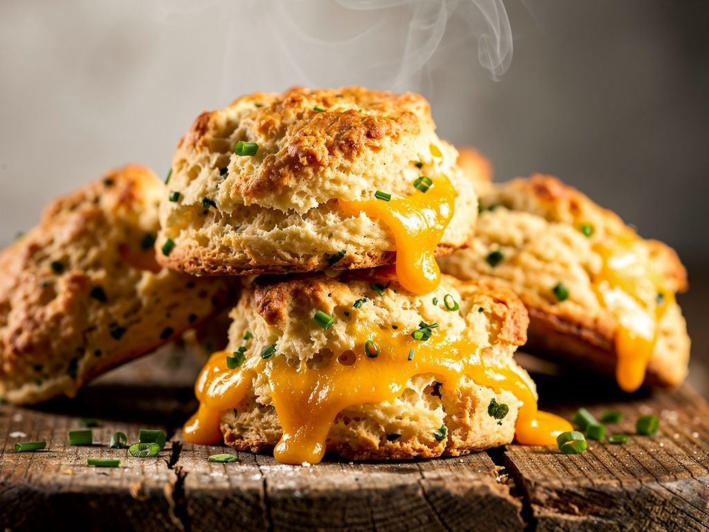 Buttermilk Cheddar Chive Drop Biscuits