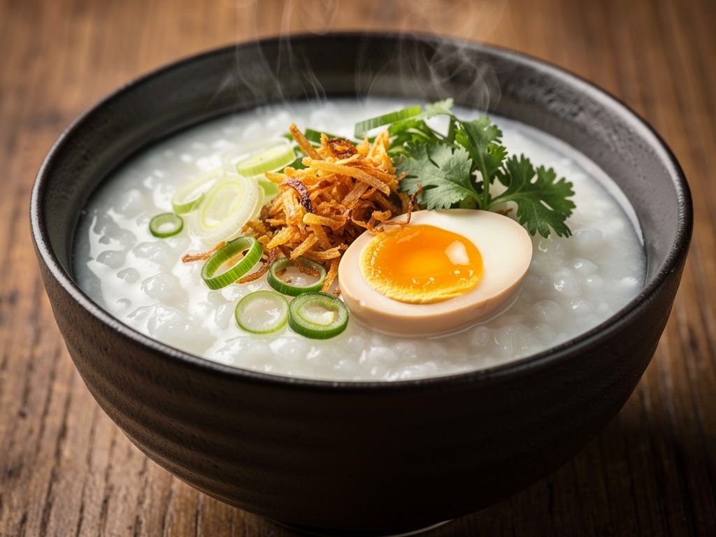 Congee with Soft-Boiled Egg
