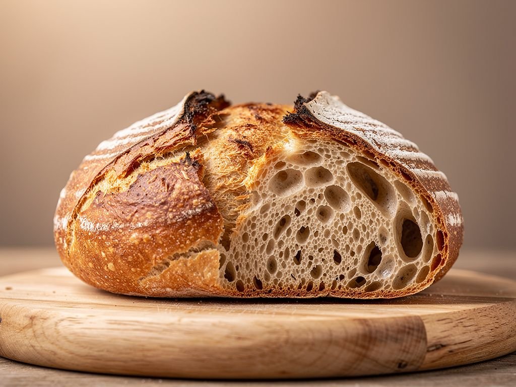 Crusty Artisan Sourdough Boule