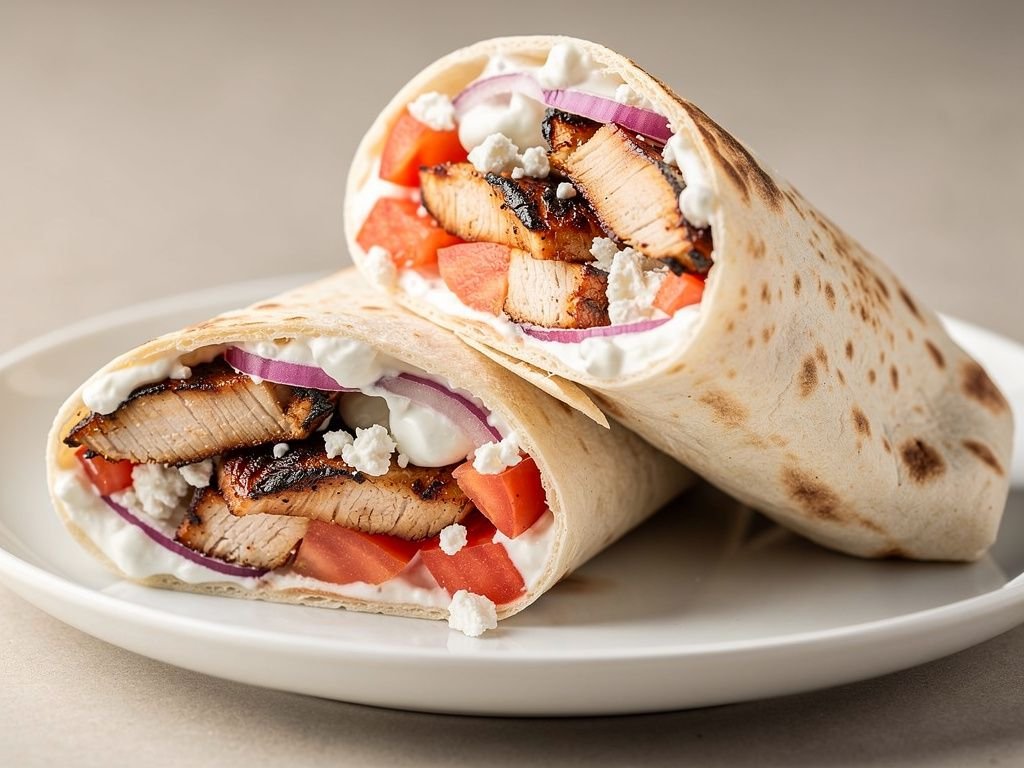 Greek Chicken Gyro Wrap