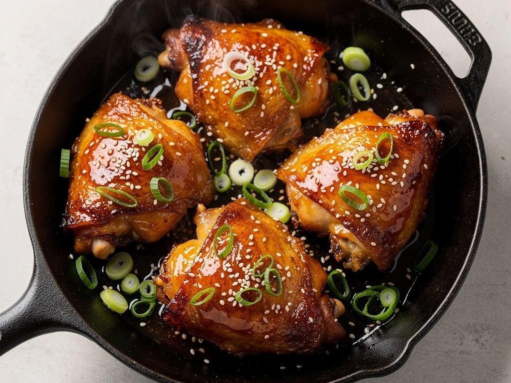 Honey Garlic Chicken Thighs