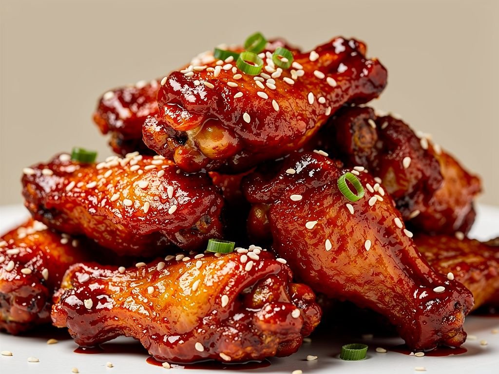 Korean Fried Chicken Wings (Dakgangjeong)