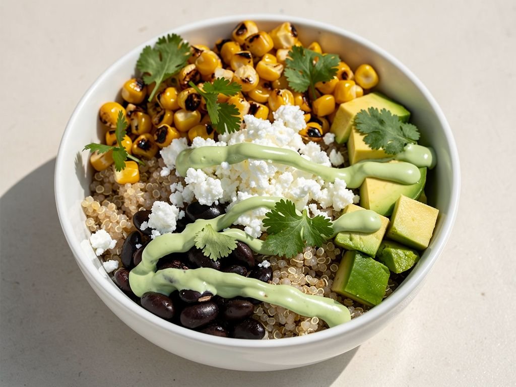 Mexican Street Corn Quinoa Bowl