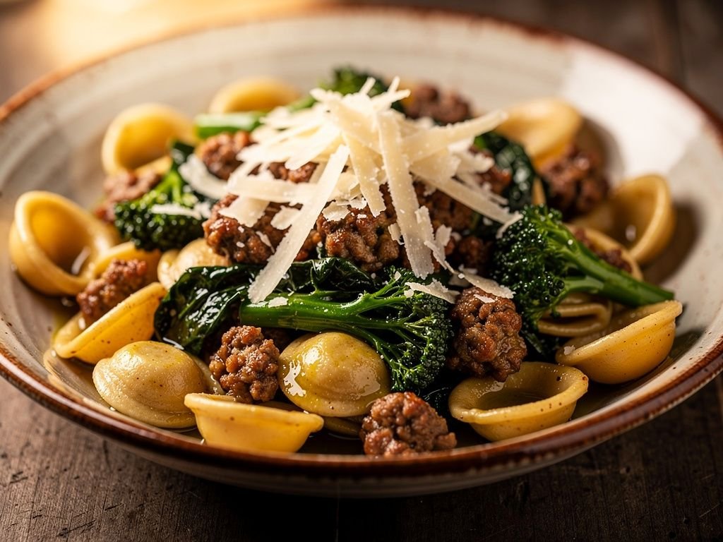 Orecchiette with Sausage and Broccoli Rabe