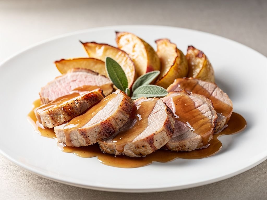 Pork Tenderloin with Apple Cider Glaze