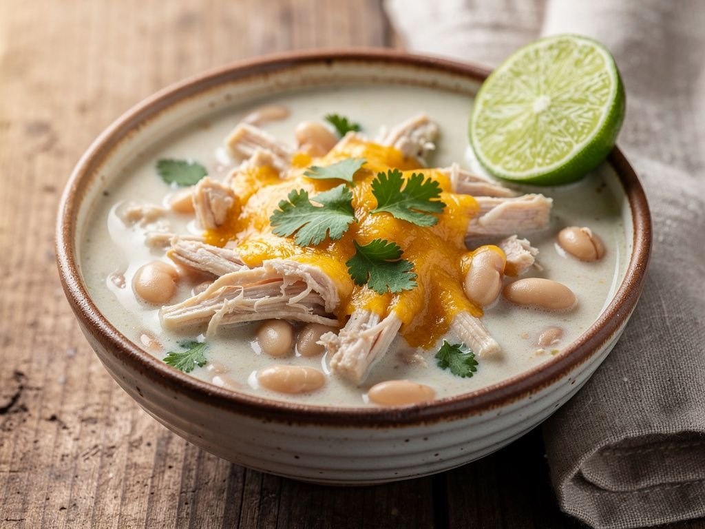 Slow Cooker White Chicken Chili