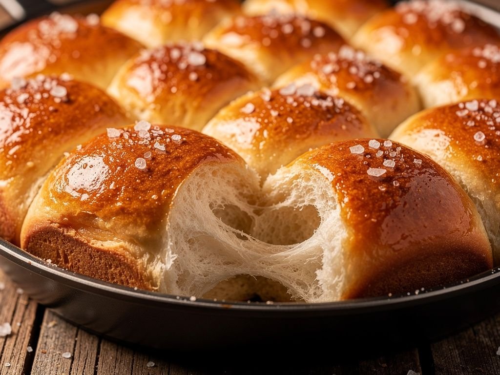 Soft Pillowy Dinner Rolls