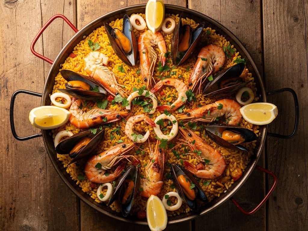 Spanish Seafood Paella