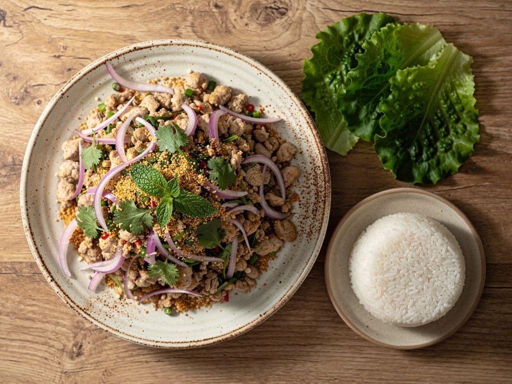Thai Larb Gai (Minced Chicken Salad)