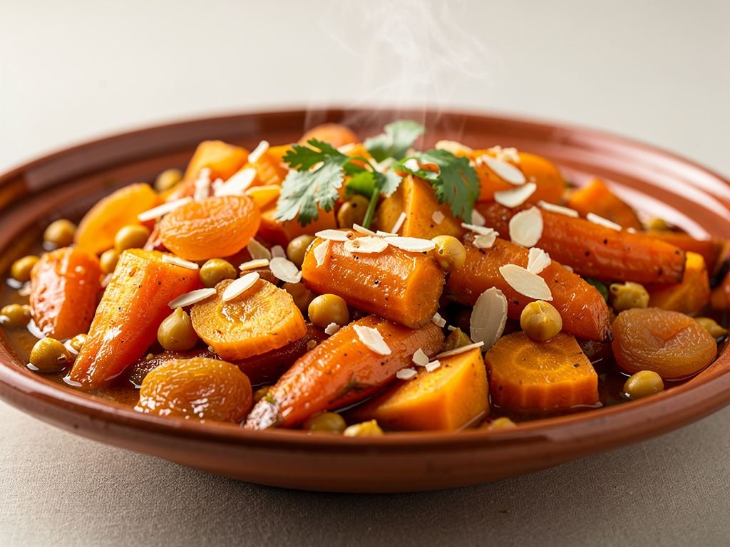 Vegetable Tagine with Chickpeas and Apricots