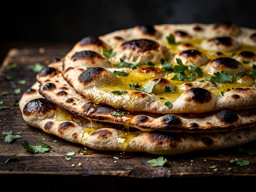 Charred Whole Wheat Naan