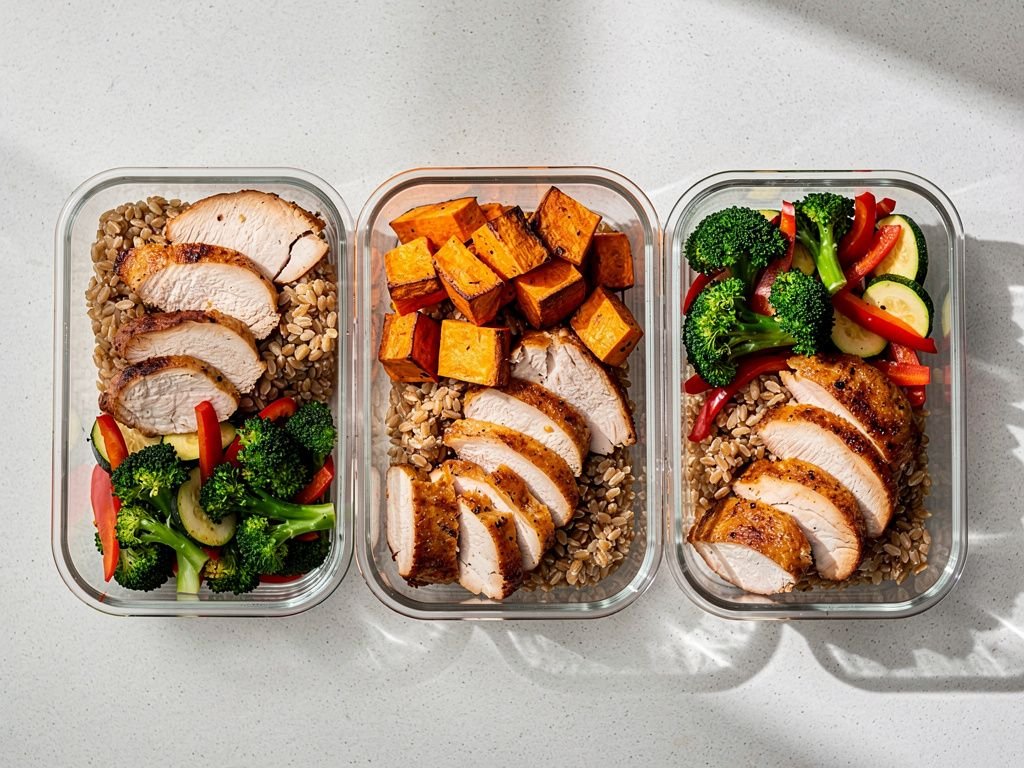 A Sunday Meal Prep Plan for Five Days of Lunches