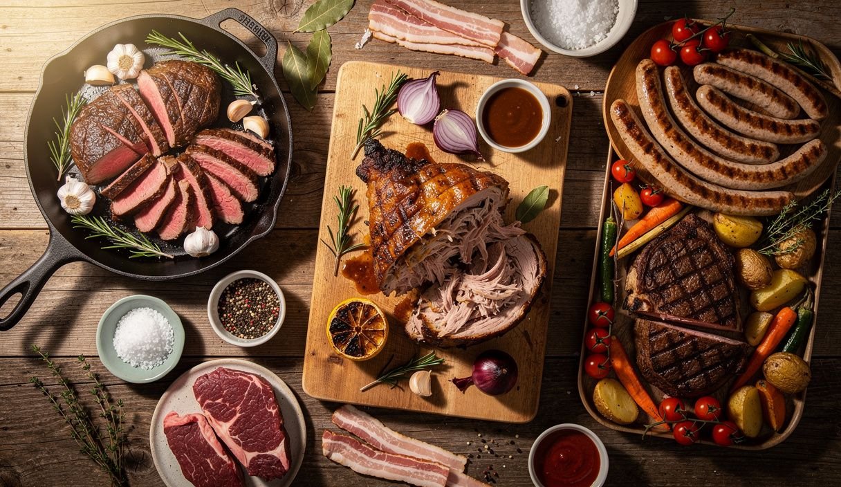 Beef and Pork