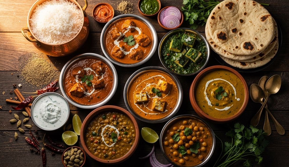 Indian and Curry Dishes